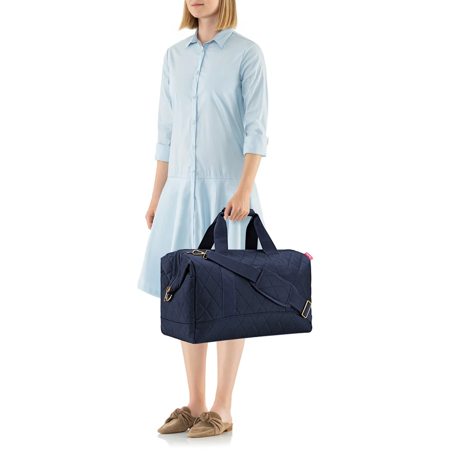 reisenthel travelling allrounder L - Reisetasche 48 cm herringbone dark blue