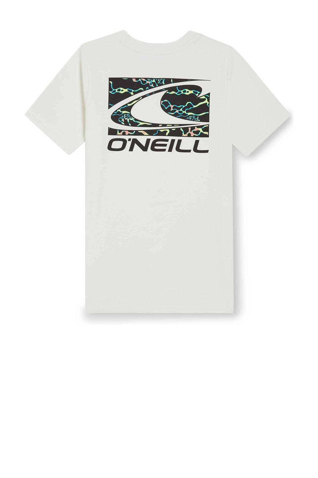 O'Neill T-shirt met backprint wit