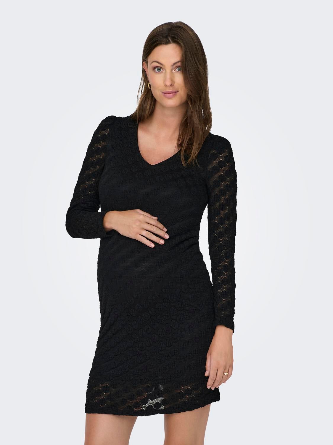 OLMRIE Kurzes Kleid Black