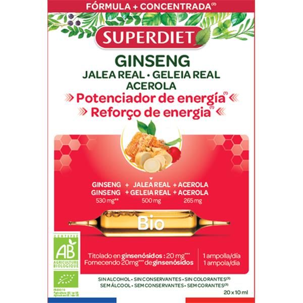 Ginseng, Geleia Real E Acerola Bio