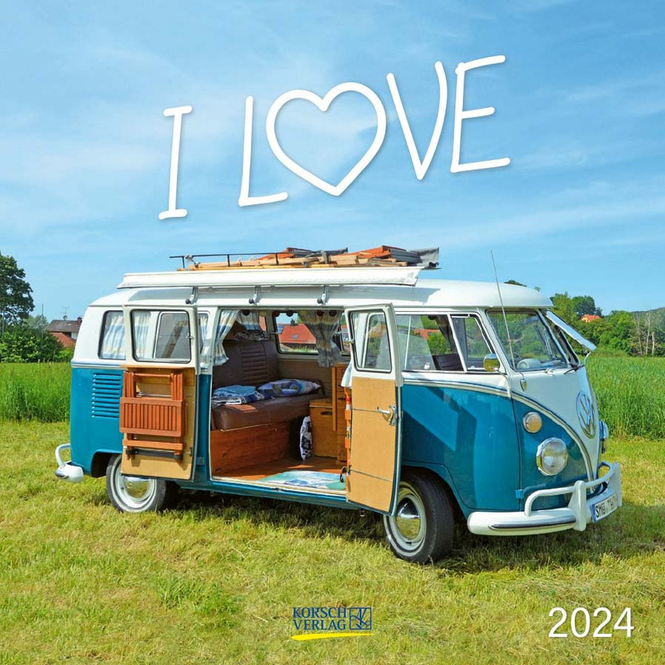 Kalender - I love - Kult-Transporter 2024