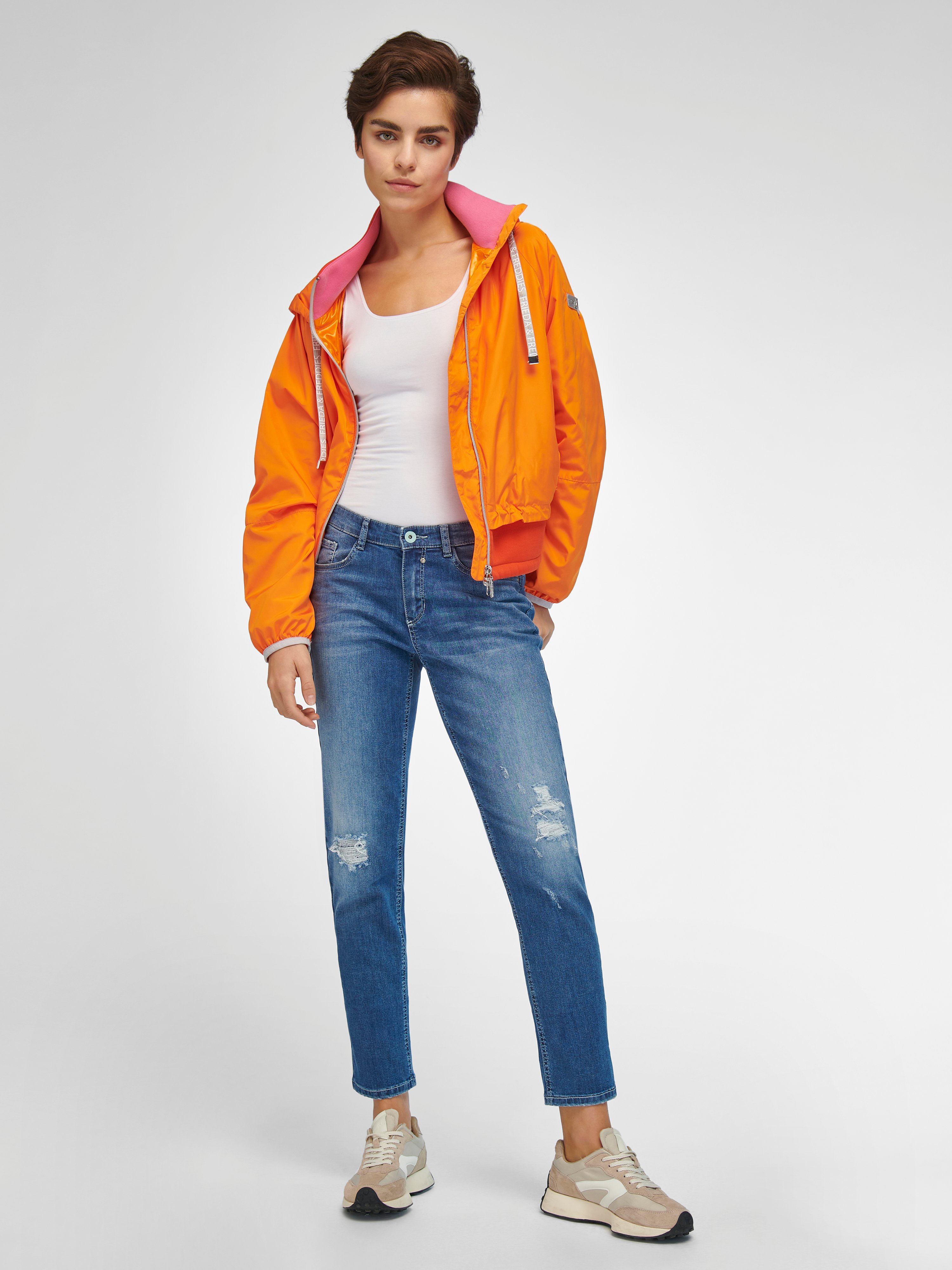 Knöchellange Loose Fit-Jeans Modell Grace