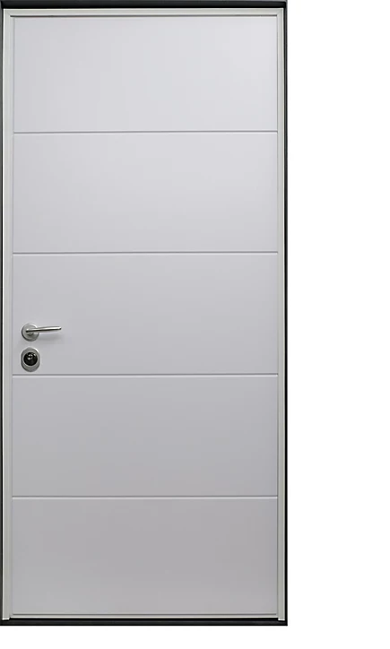 Bloc-porte blindé haute performance blanc H.210 x l.90 cm, poussant droit