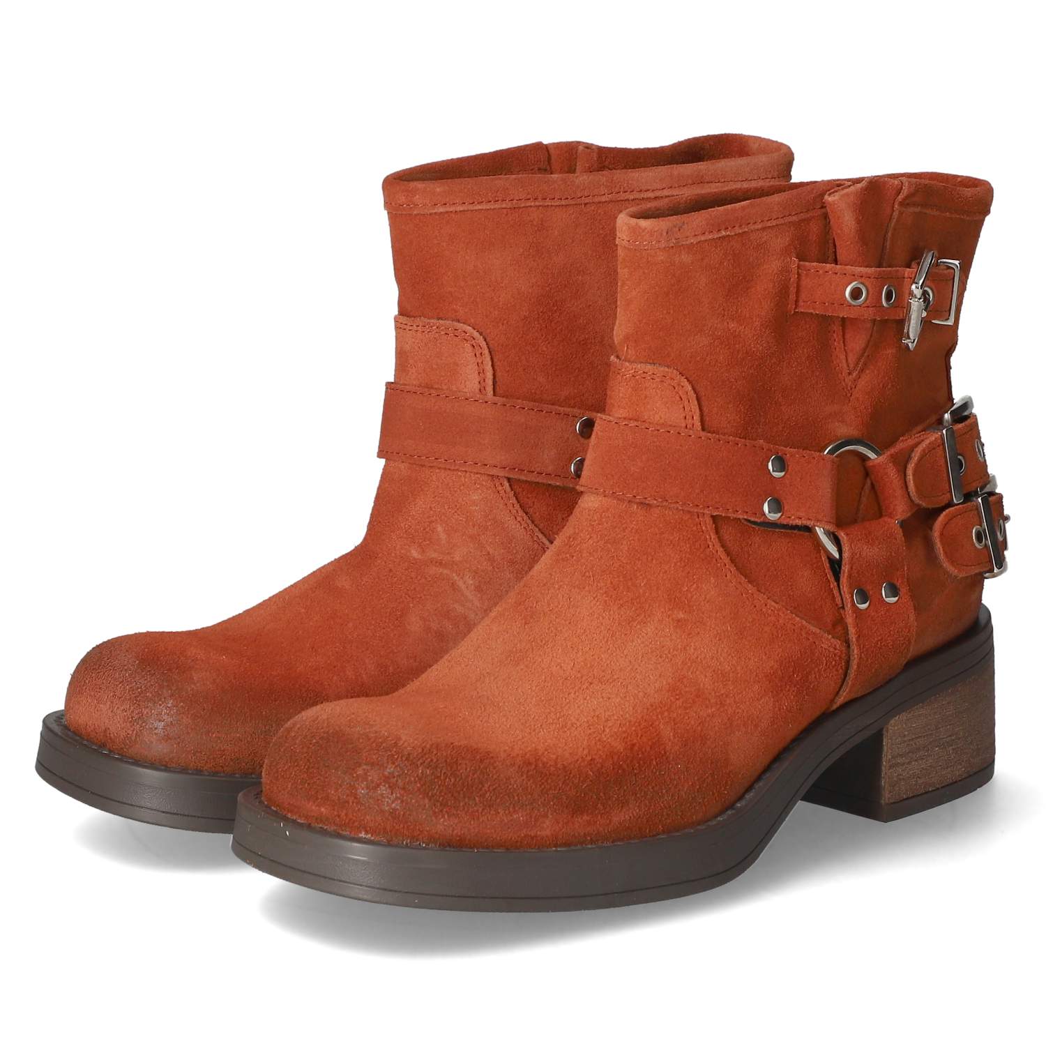 LAZAMANI Bikerboots - rust