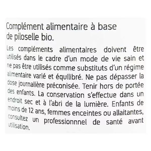 Cápsulas Vegetais de Pilosela Orgânica Nat & Form 200