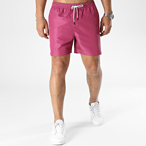 Short De Bain A Bandes Medium Drawstring 0810 Violet