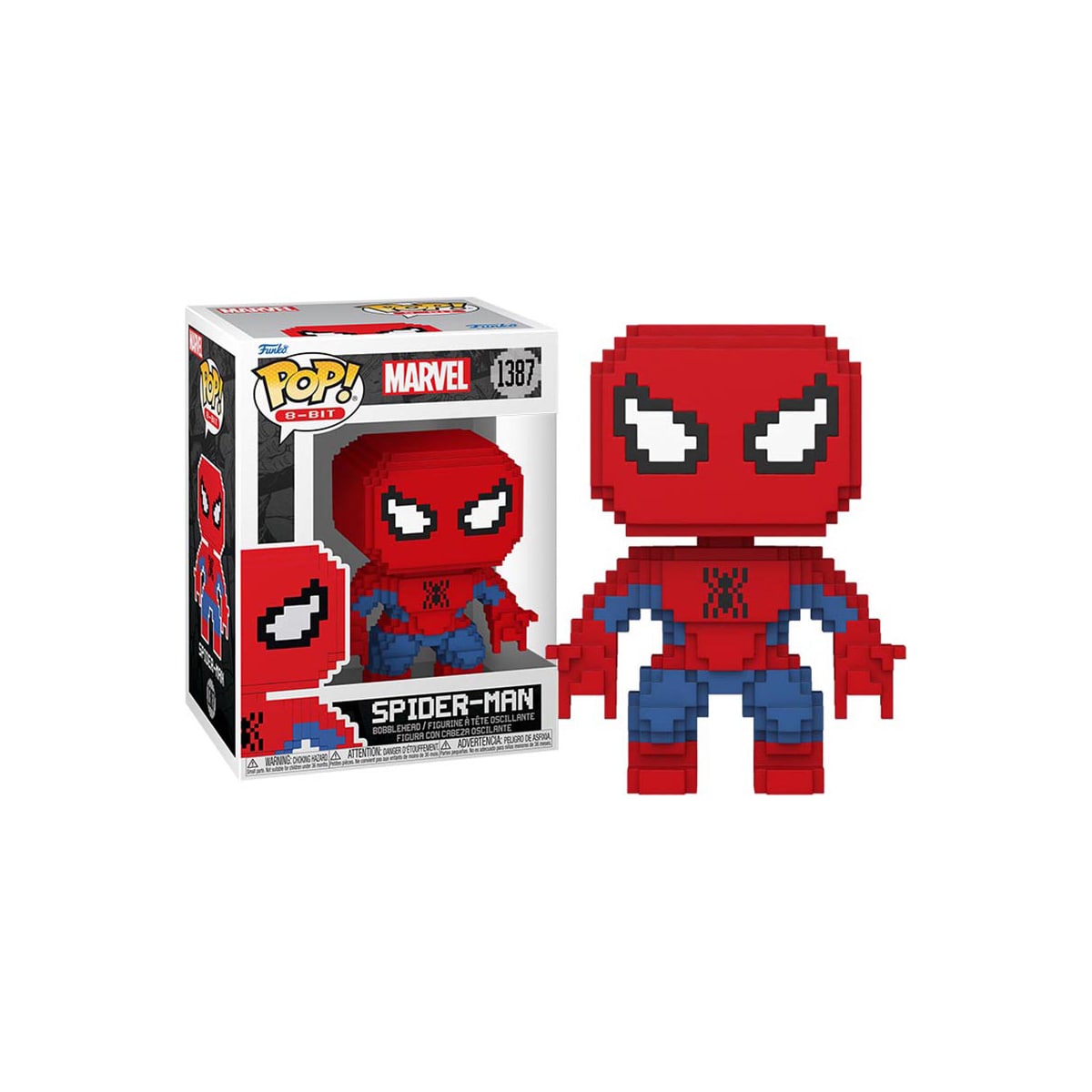 Funko Marvel actionfigur (8-bit Spiderman)