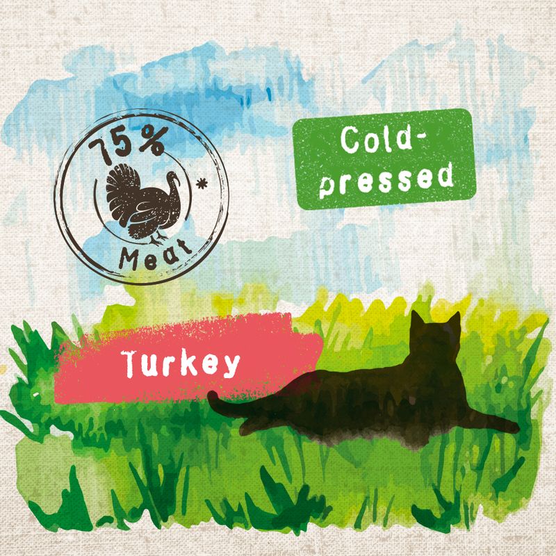 Feringa Adult Croquettes pressées à froid dinde pour chat