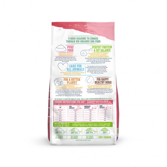 Yarrah croquettes bio pour chien sensible