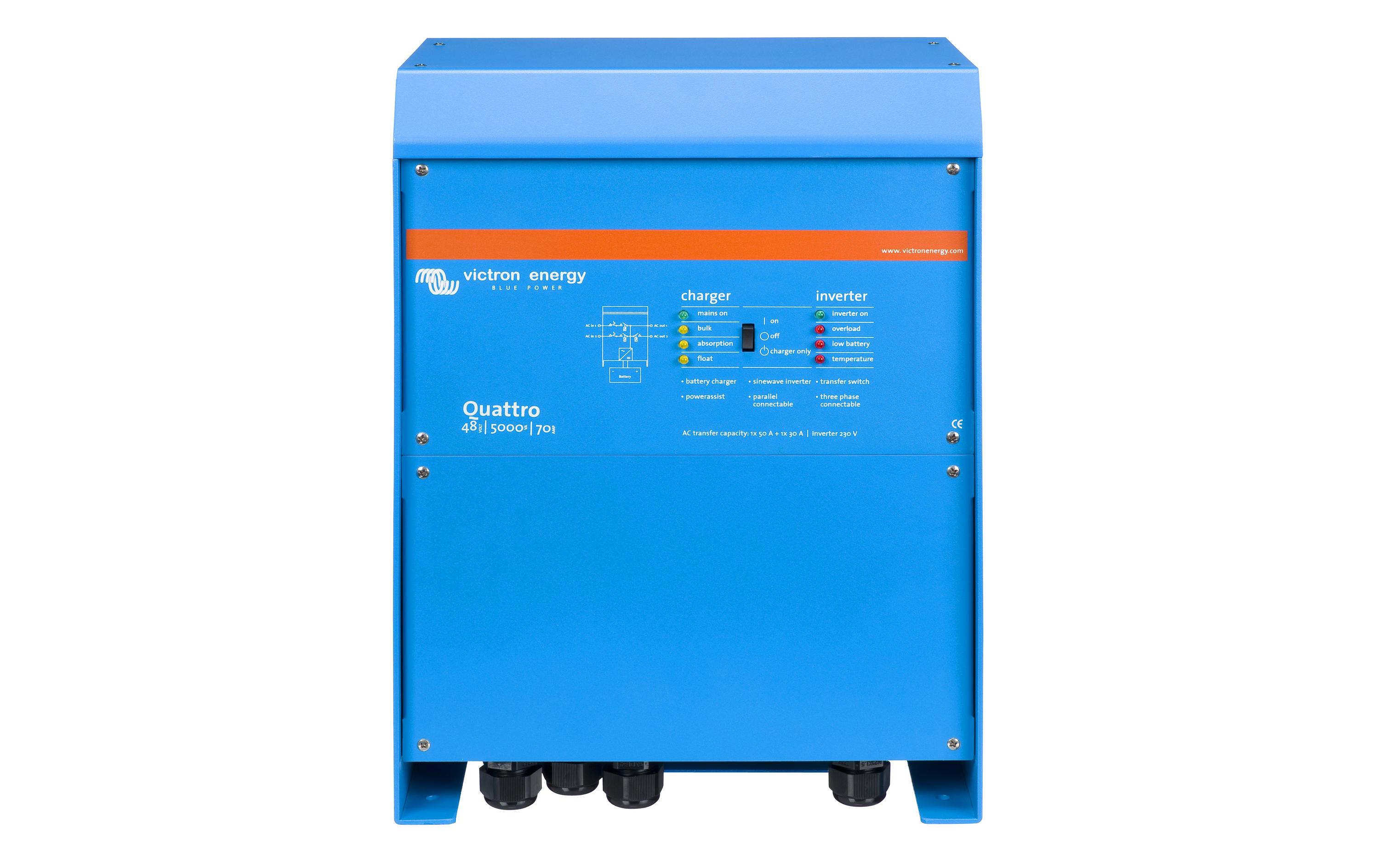 Wechselrichter Energy Inverter Quattro 48/5000/70-100/100<br>Wechselrichter mit 95% Wirkungsgrad