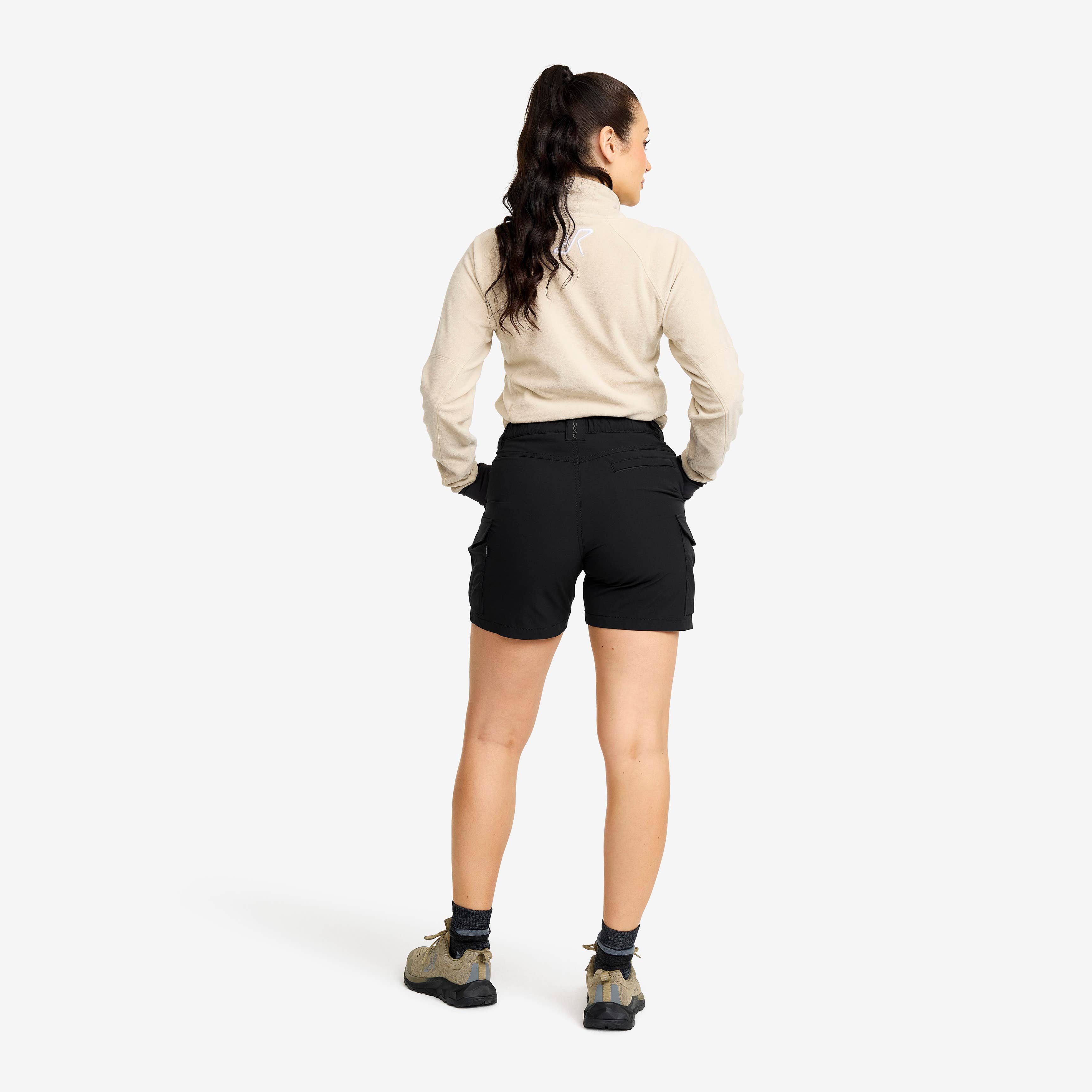 Adventure Cargo Stretch Shorts Dame Black