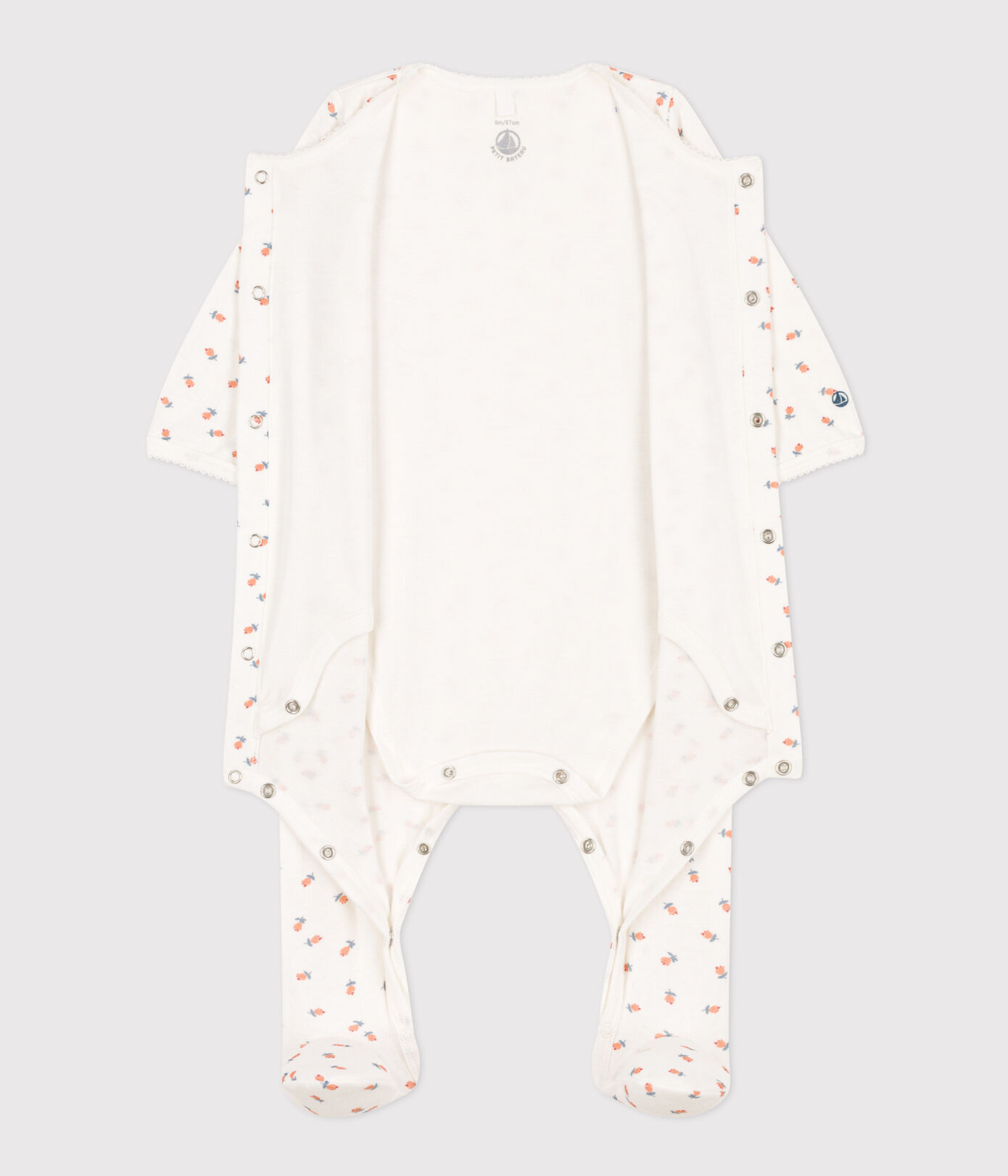Bodyjama fleurs en tubique