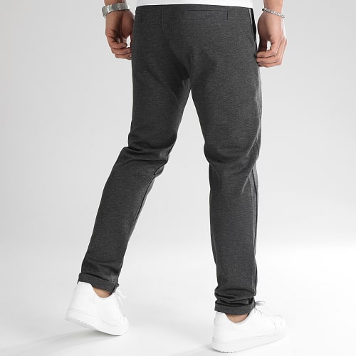 Pantalon Chino Regular 0005 Gris Anthracite Chiné