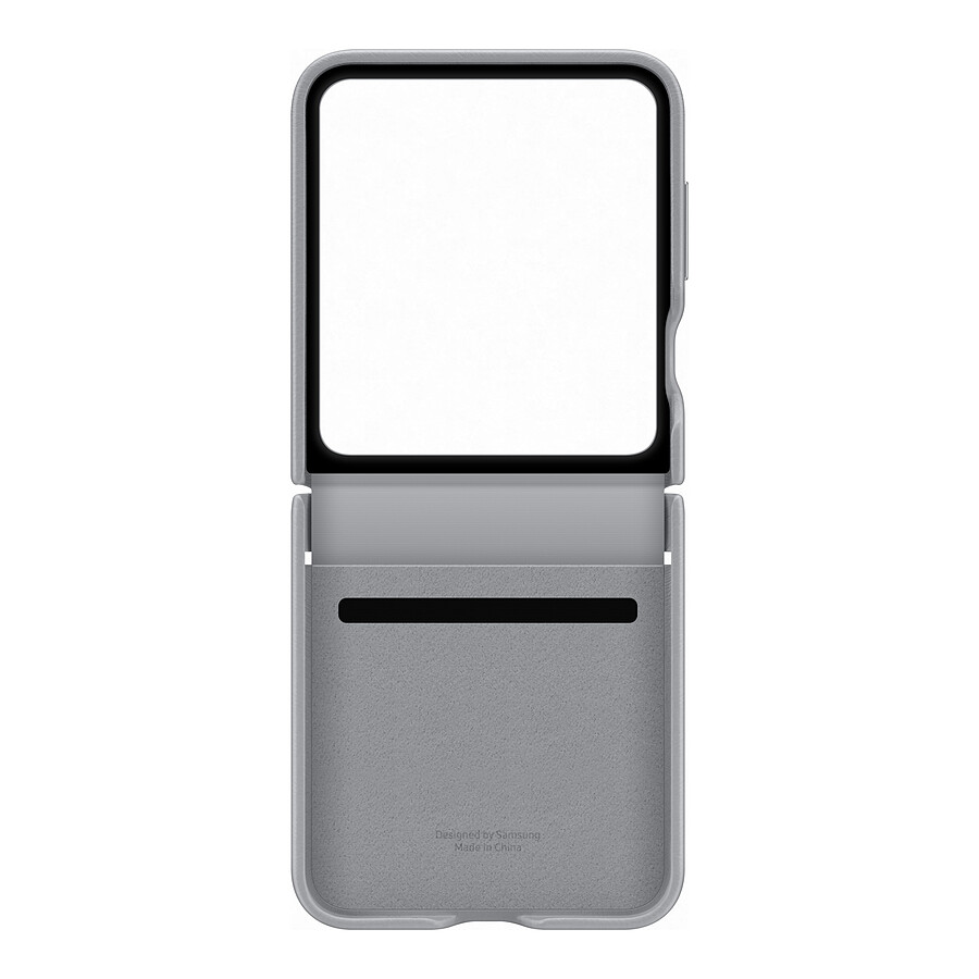 Samsung coque premium design Gris - Galaxy Z Flip6