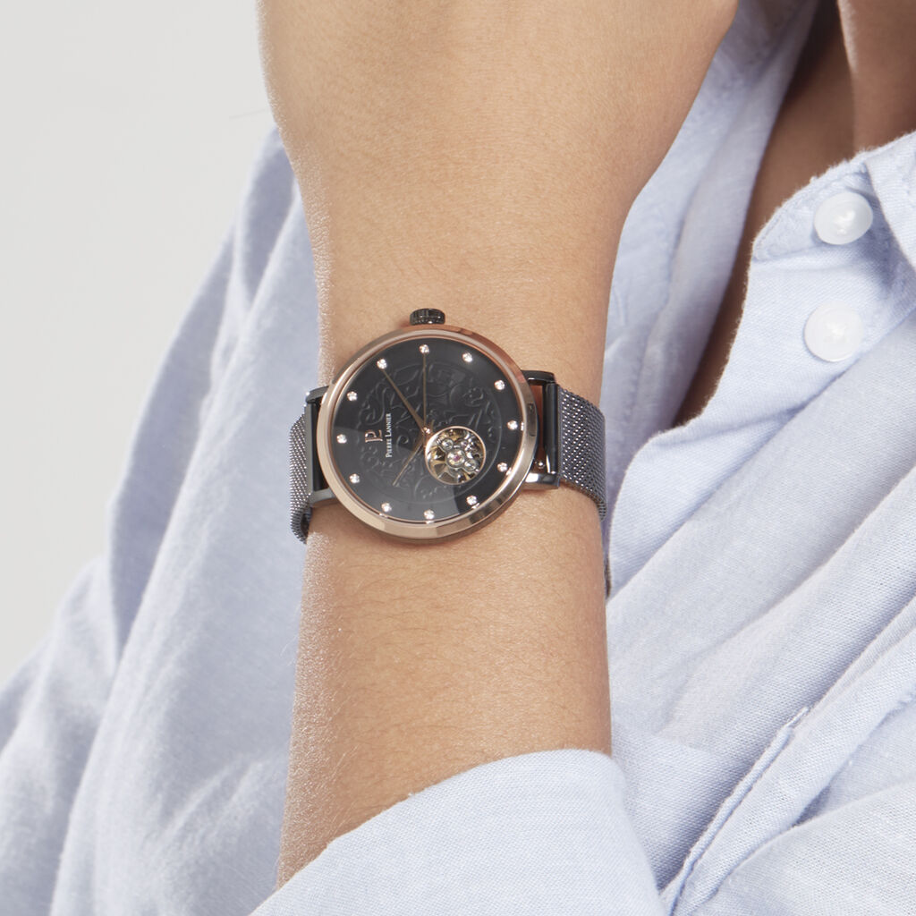 Montre Pierre Lannier Eolia Noir