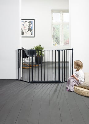 BabyDan Flex M Skrugrind, Svart