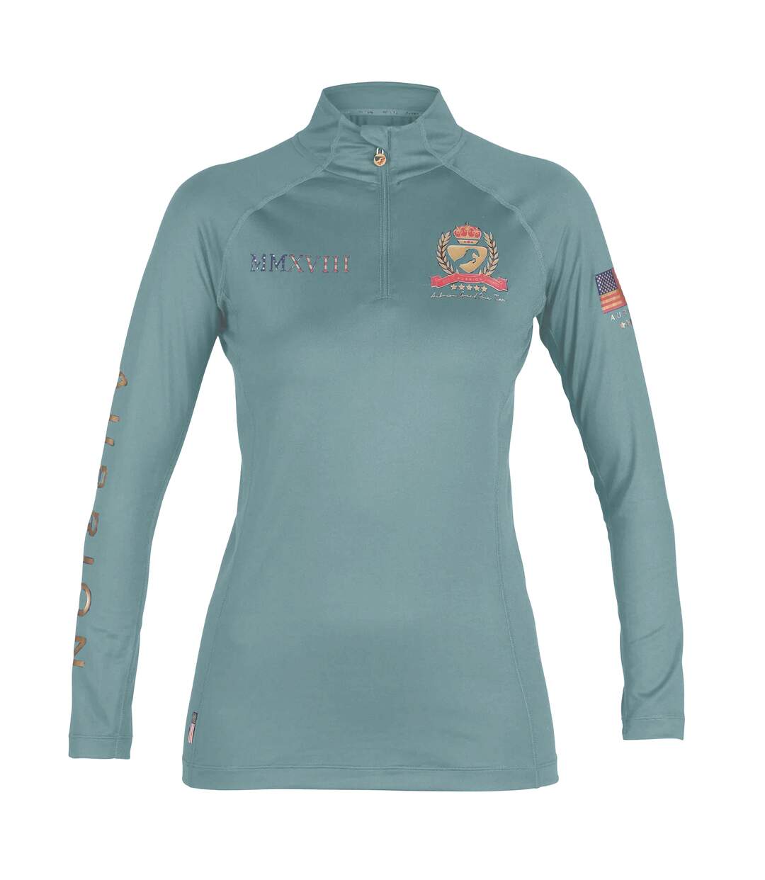 Aubrion - Haut thermique - Femme (Vert de gris) - UTER1256