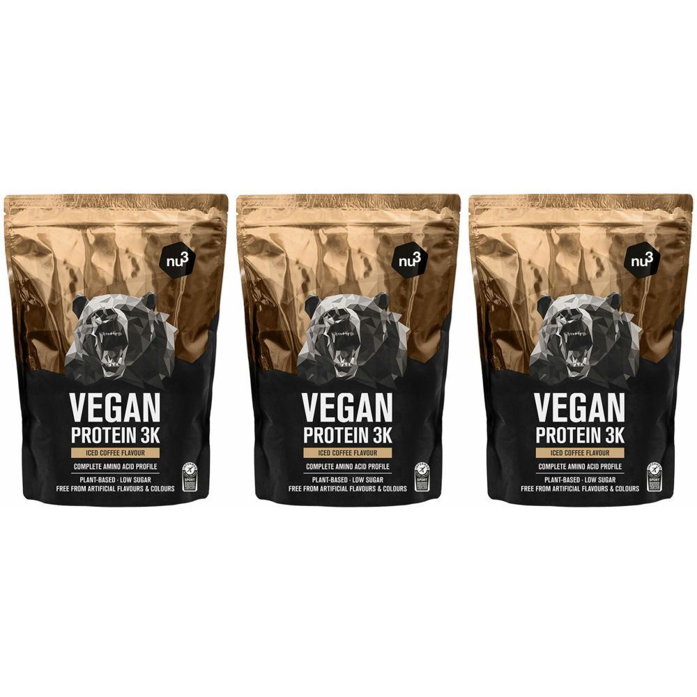 nu3 Vegan Protein 3K Shake, Iced Coffee
