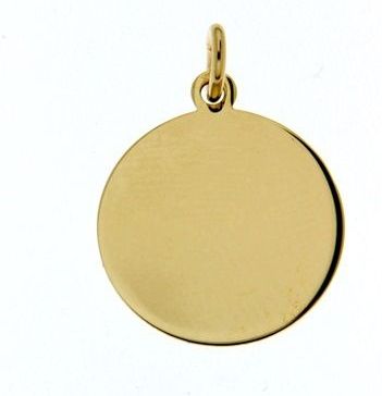 Gouden hanger rond