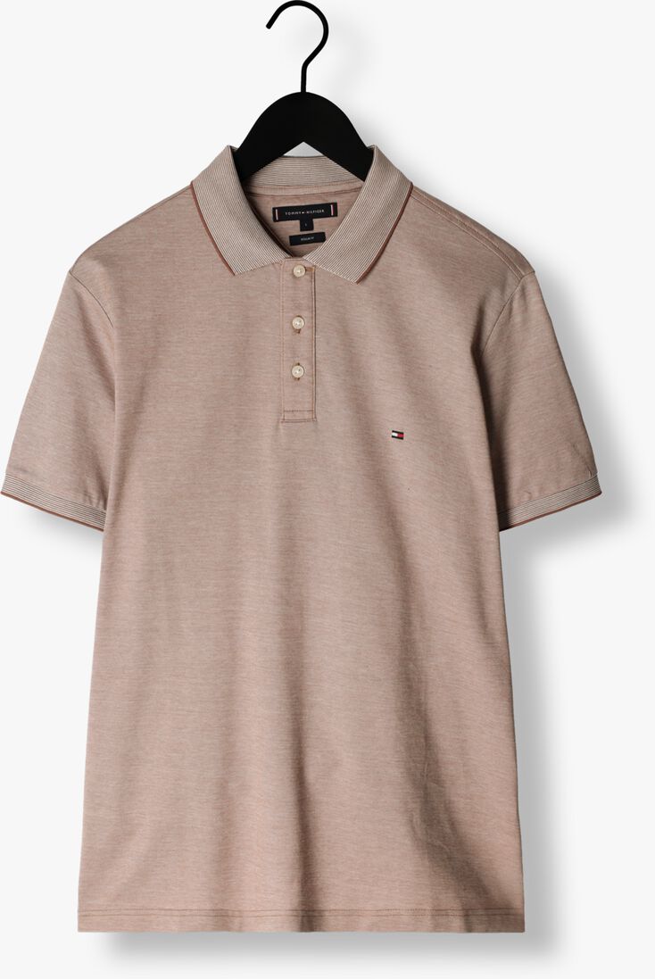 TOMMY HILFIGER khaki tommy hilfiger polo oxford logo collar reg polo