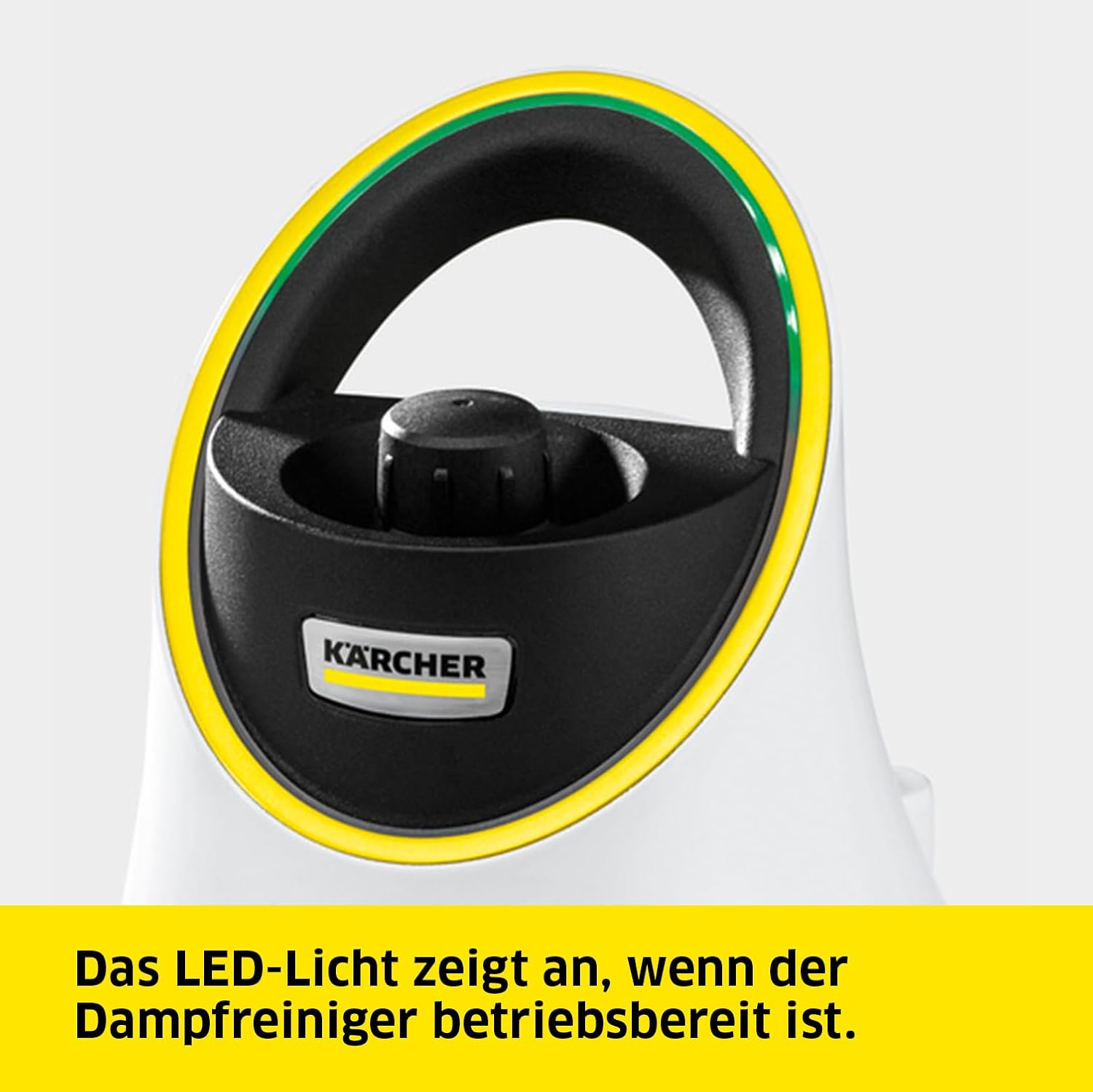 Kärcher Dampfreiniger SC 2 Deluxe, Flächenleistung: ca. 75m², Tank: 1 l, Dampfdruck: max. 3,2 bar, Aufheizzeit: 6,5 min., Heizleistung: 1.500 W, mit Bodenreinigungsset EasyFix und 3 Düsen