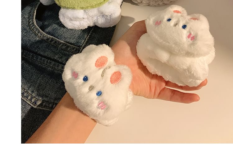 Show Mind - Animal Chenille Face Wash polsbandje (verschillende ontwerpen)