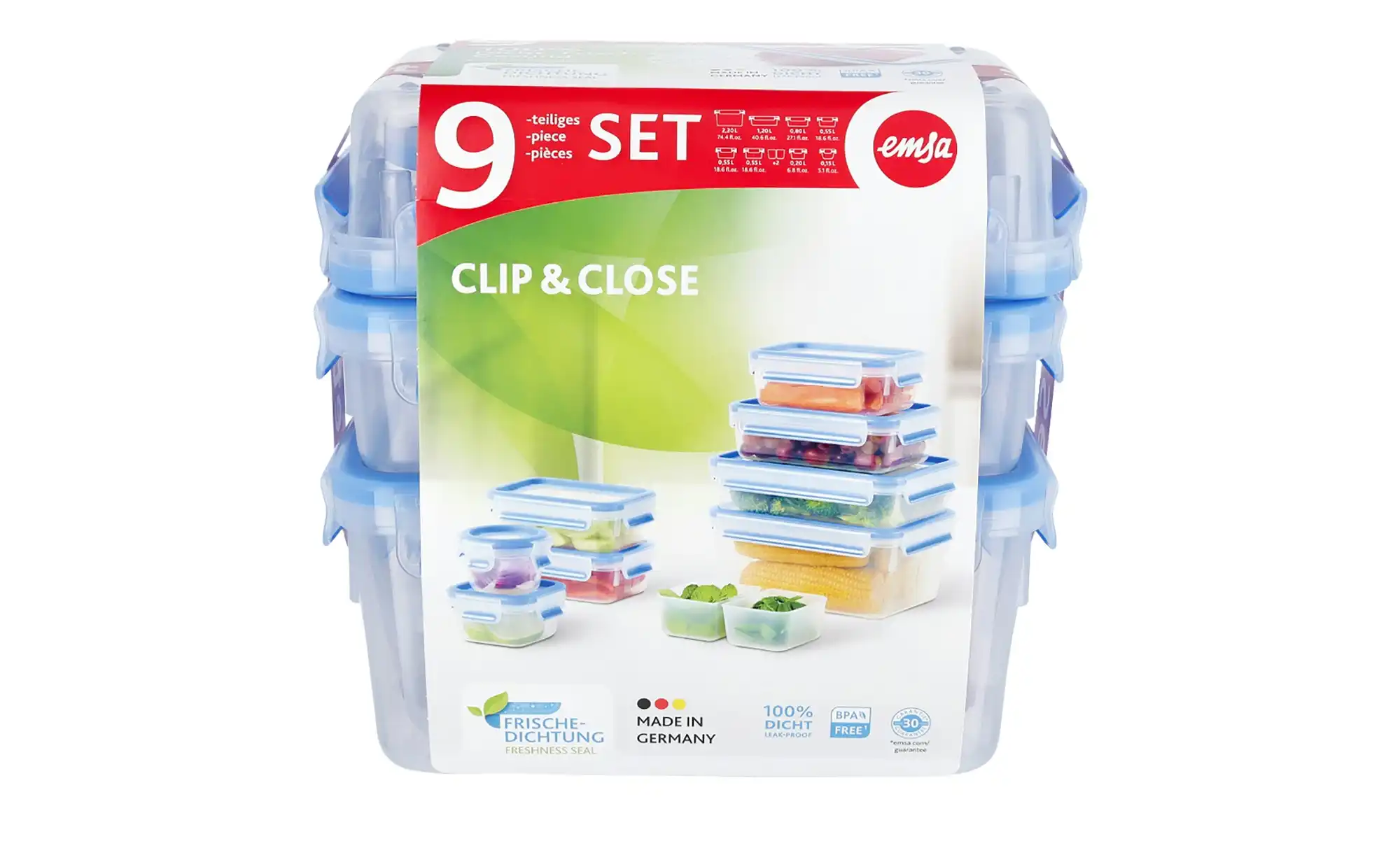 emsa Frischhaltedosenset Clip & Close