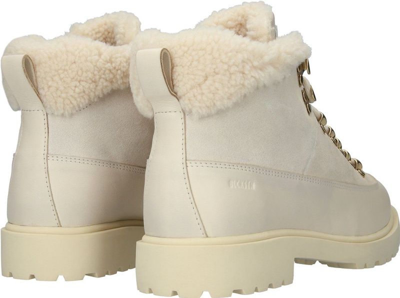 Blackstone - Rock Bear Laarzen - Off White - Leer - Waterafstotend - Vetersluiting