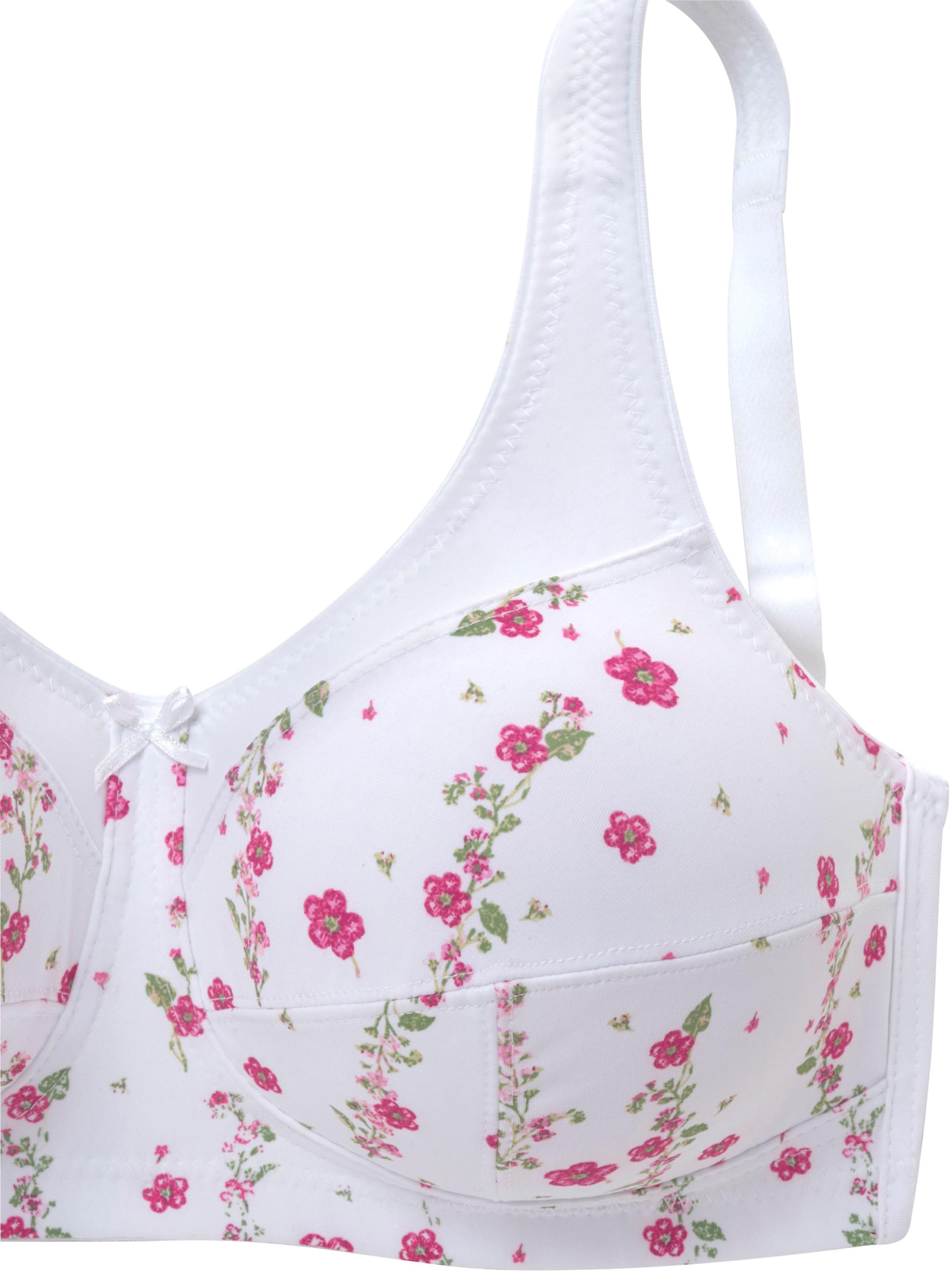 petite fleur Entlastungs-BH in bedruckt+weiß