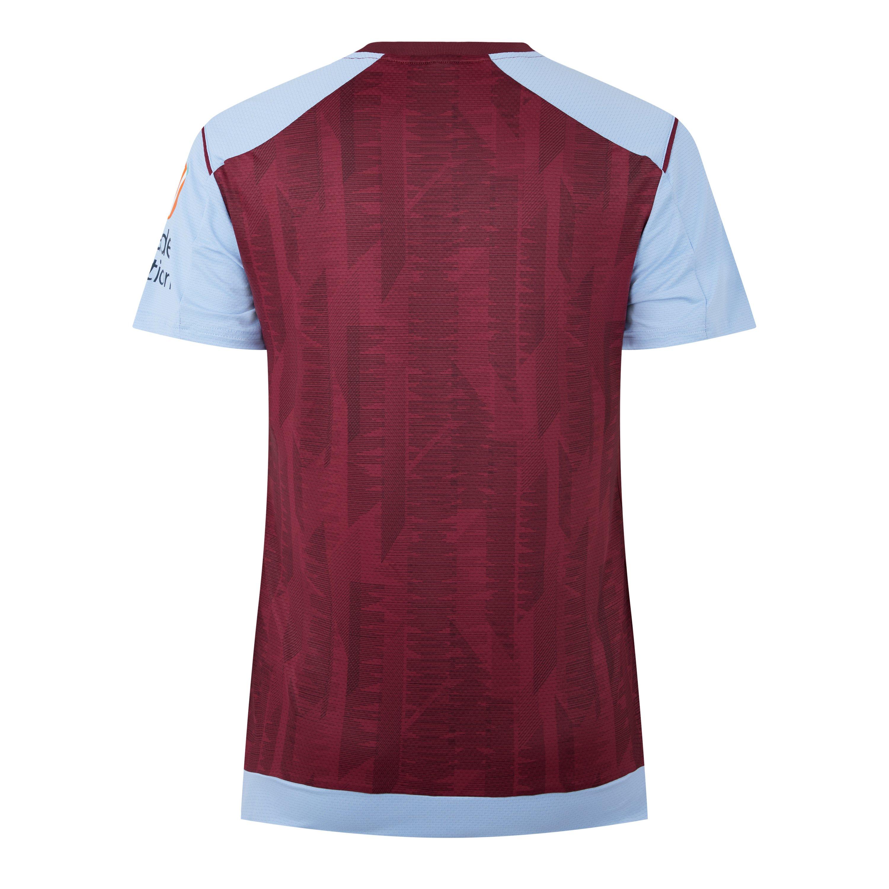 Castore Aston Villa Home Shirt 2023 2024 Womens