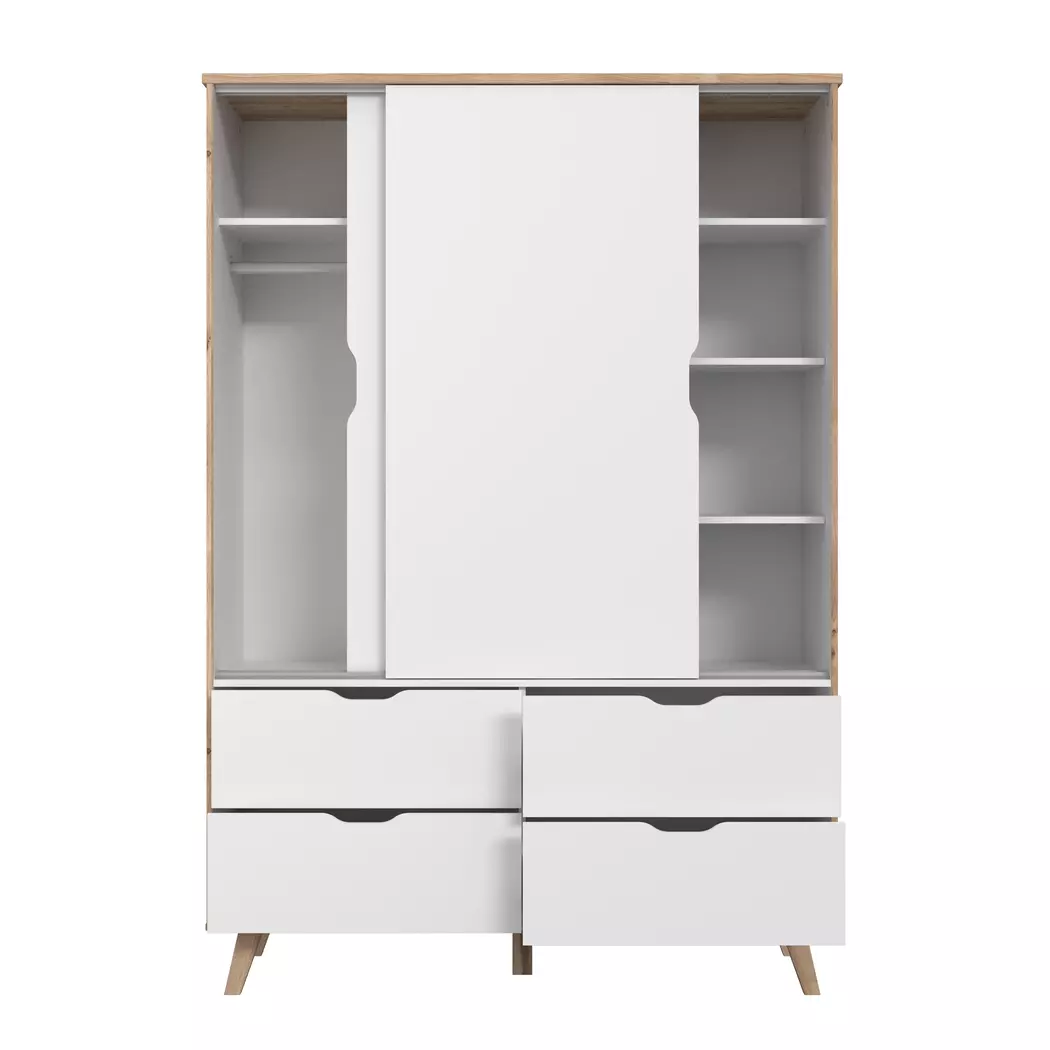 Schwebetürenschrank Vankka 139 x 202 cm