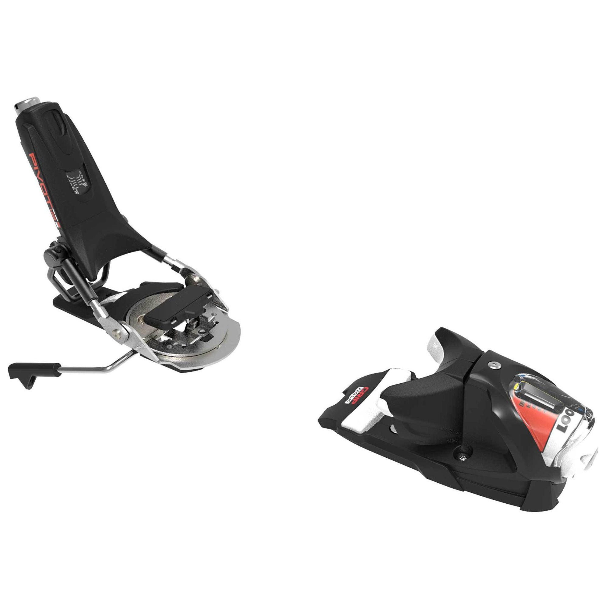 Look Bindings Pivot 12 GripWalk® Freeski Bindung schwarz 75mm Stopper