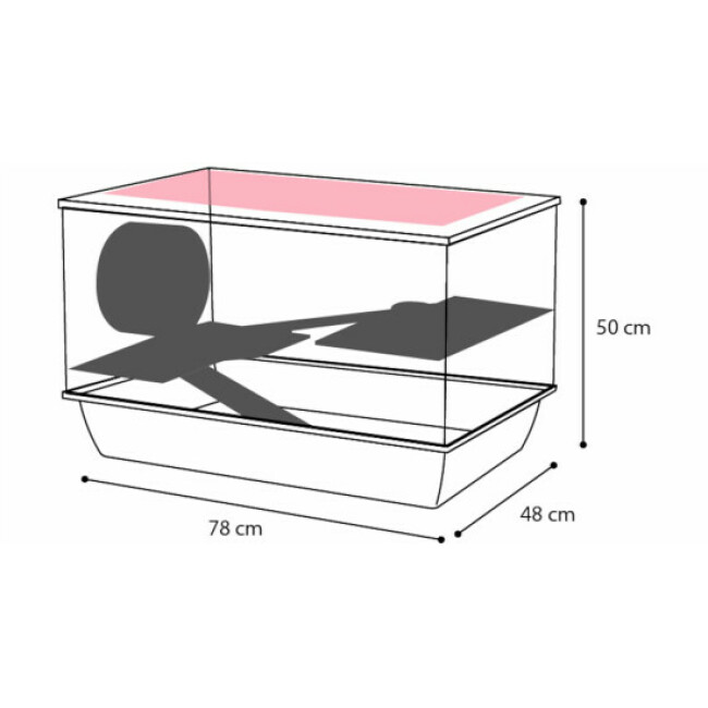 Cage Zeus de Flamingo pour hamster