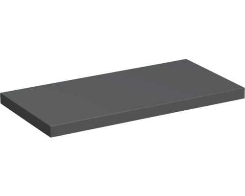 Maatwerk wastafelblad Jungborn Trento Antraciet Zonder uitsparing Diepte 50,2 cm van 60 cm tot 250 cm