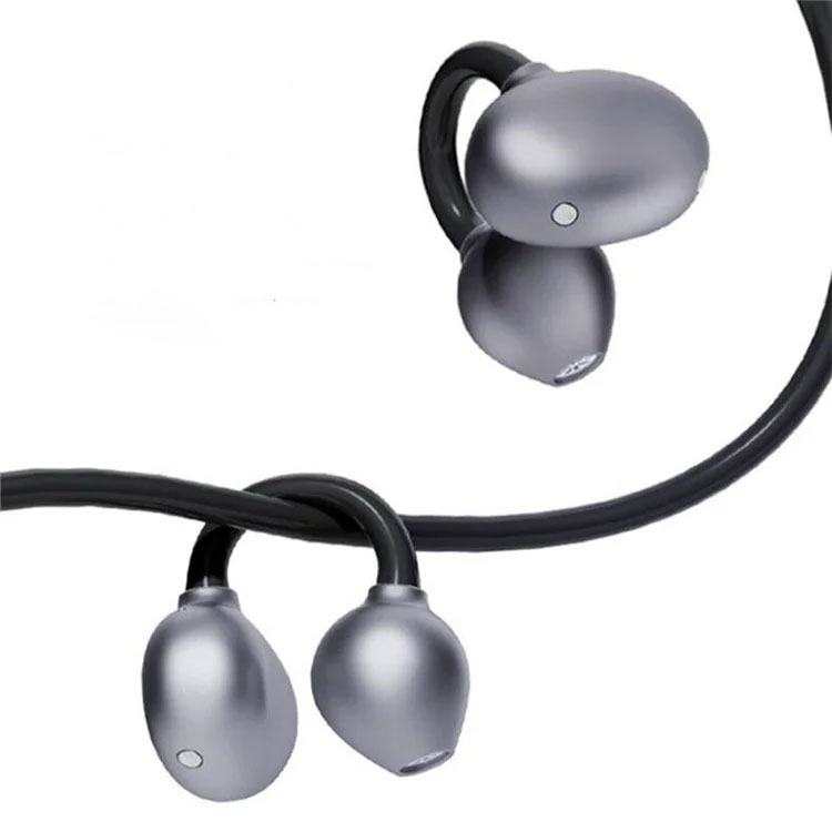 EA410 Open-Ear Ohrclip TWS Bluetooth 5.3 Kopfhörer mit Ladecase und KI-Noise-Cancelling (400mAh) - Gold