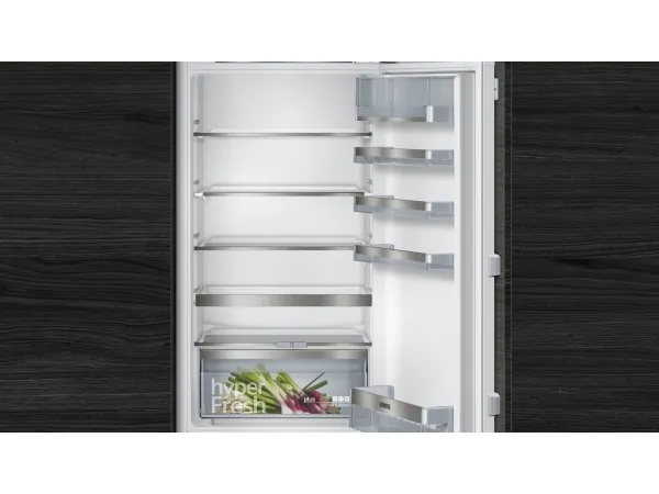 Siemens iQ500 KI86SADE0 - Køleskab/fryser - bund-fryser - til indbygning - niche - bredde: 56 cm - dybde: 55 cm - højde: 177.5 cm - 266 liter - Klasse E - Fladhængsel