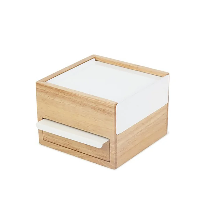 Umbra - Stowit Mini Schmuckkasten, Buche / weiss