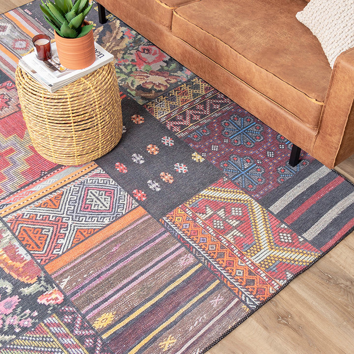 Patchwork vloerkleed - Moods Print