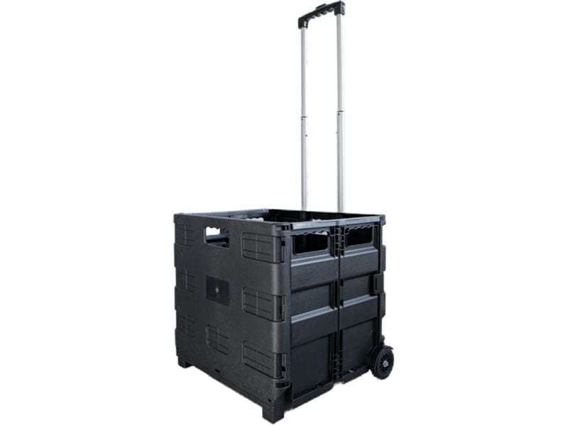 Edi Baur Klappbox Caddy 45 L Faltbarer Waffenkoffer für Werkstatt, Büro, Einkauf, Reinigung und vieles mehr