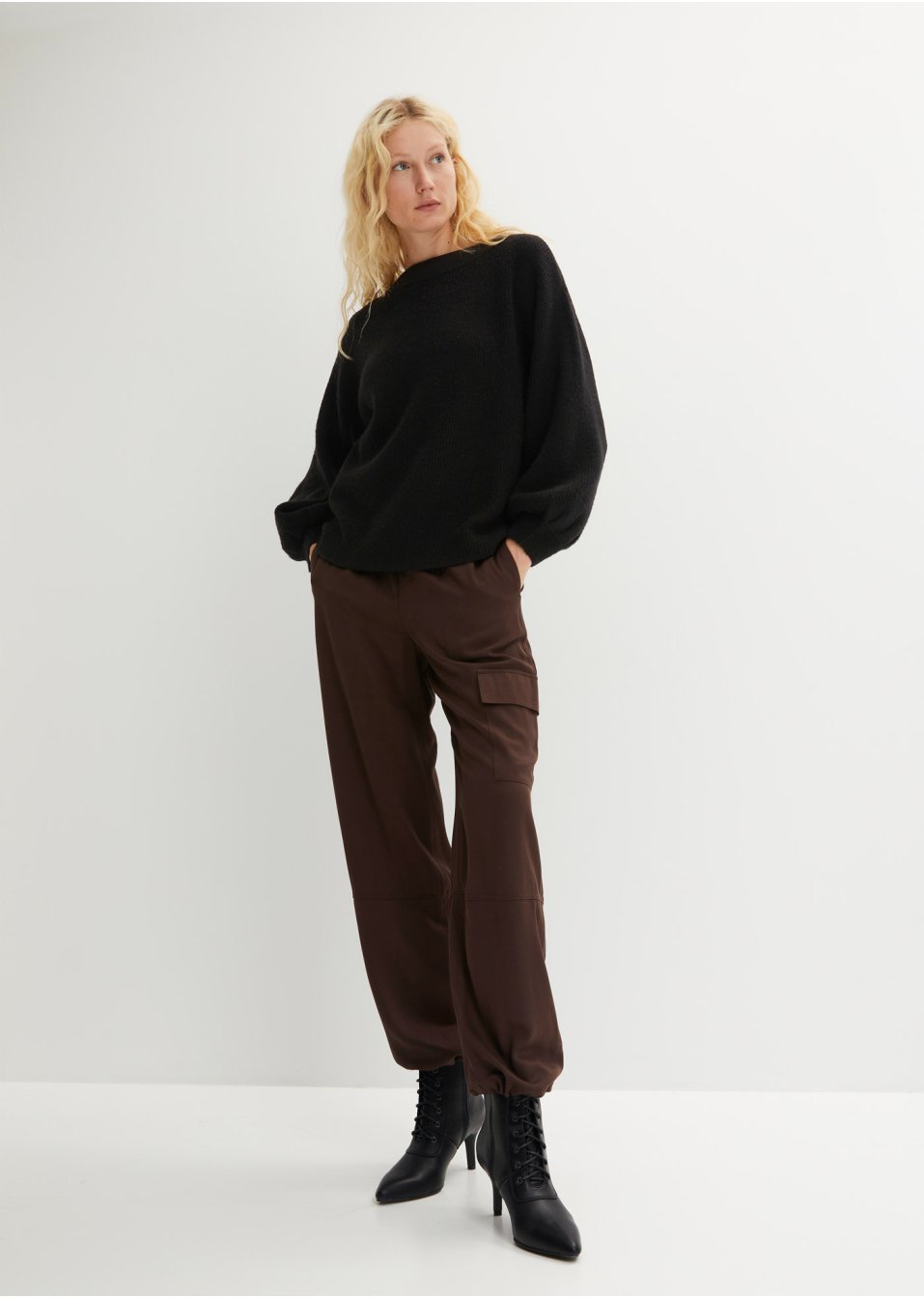 Pull en maille volumineux
