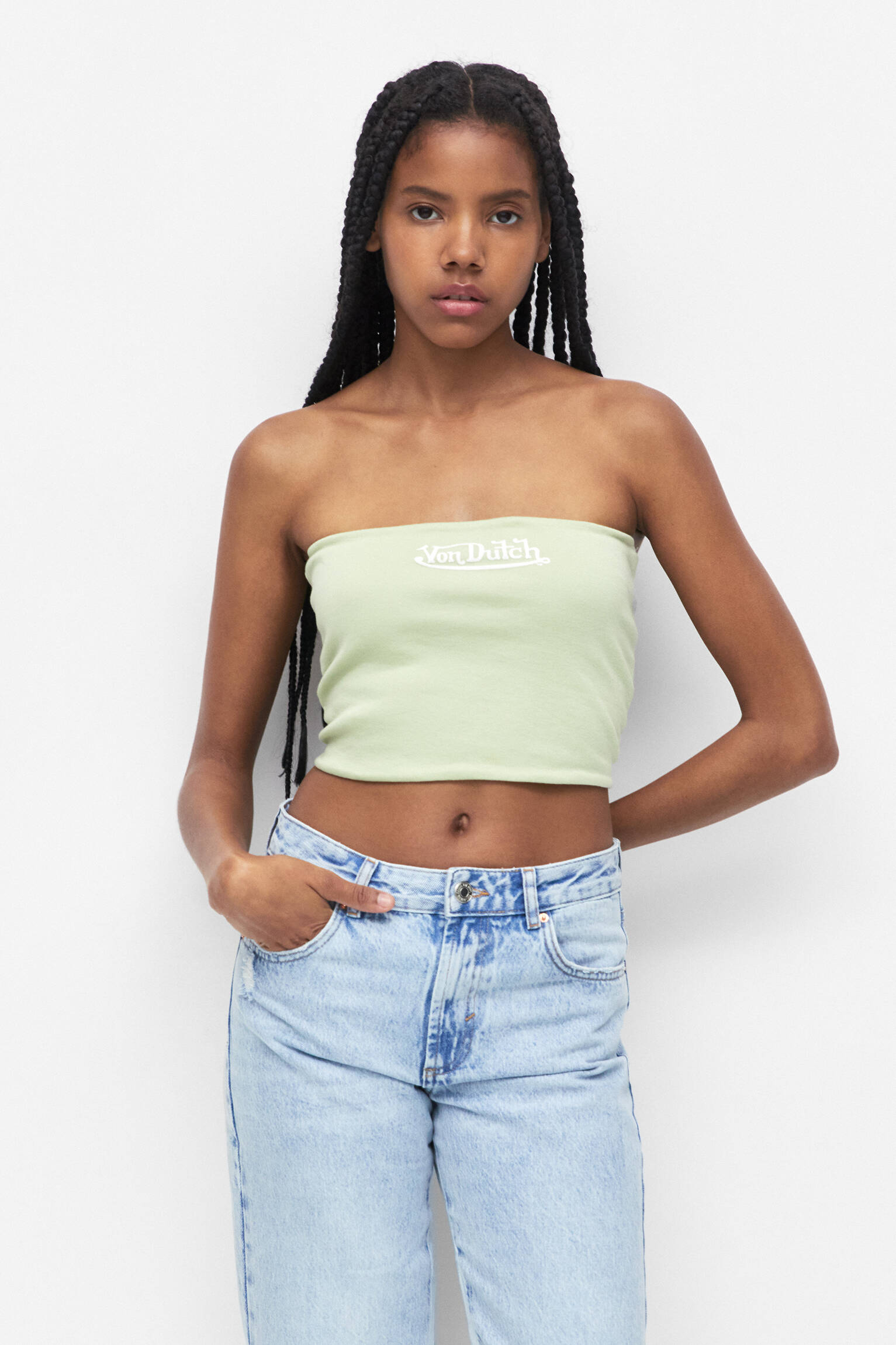 Top bandeau Von Dutch - Verde Claro