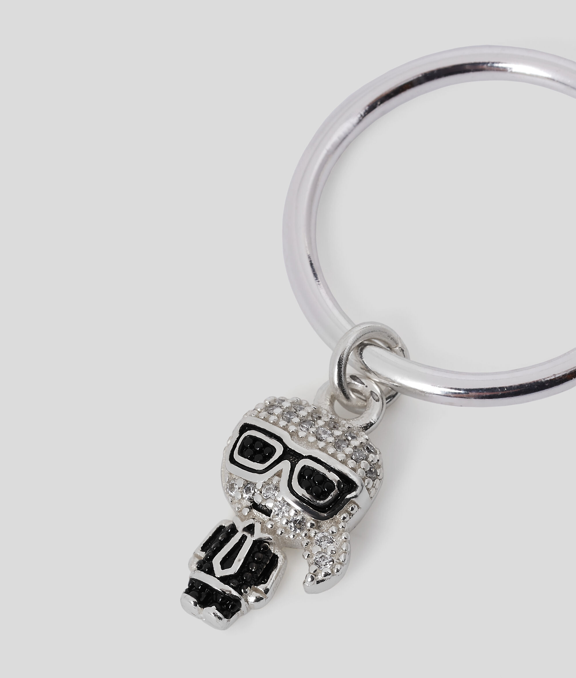 BOUCLES D'OREILLES K/IKONIK ANNEAUX AVEC CŒUR