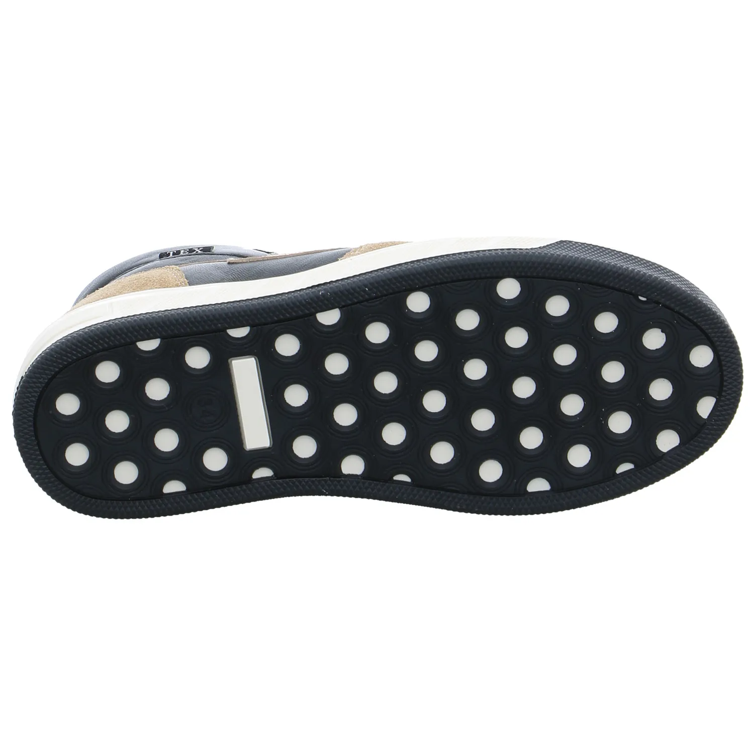 GATTINO Mädchen-Winter-Bottine Schwarz Leder  Sneaker High