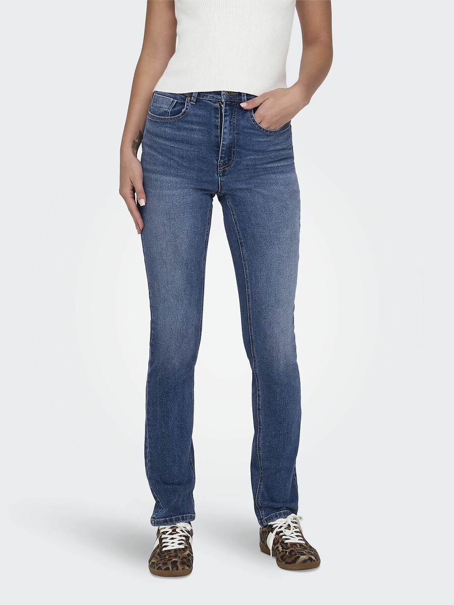 SOMENTE<br>Calças jeans slim de cintura alta