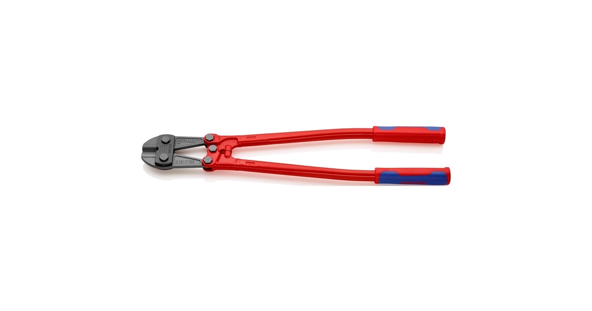 KNIPEXBetonschaar 7172610 kniptang  (Rood/blauw, MIddensnijder, Geschroefd scharnier)