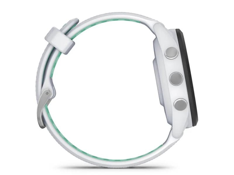 GARMIN Sportuhr Forerunner 265S Music Weiss Smarte Laufuhr