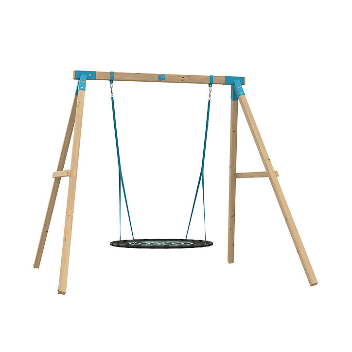Portique bois 1 balançoire nid Kingswood TP Toys