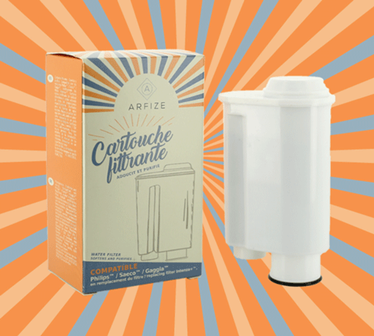 Cartouche filtrante (Compatible Brita Intenza+ PHILIPS/ SAECO/ GAGGIA) ARFIZE