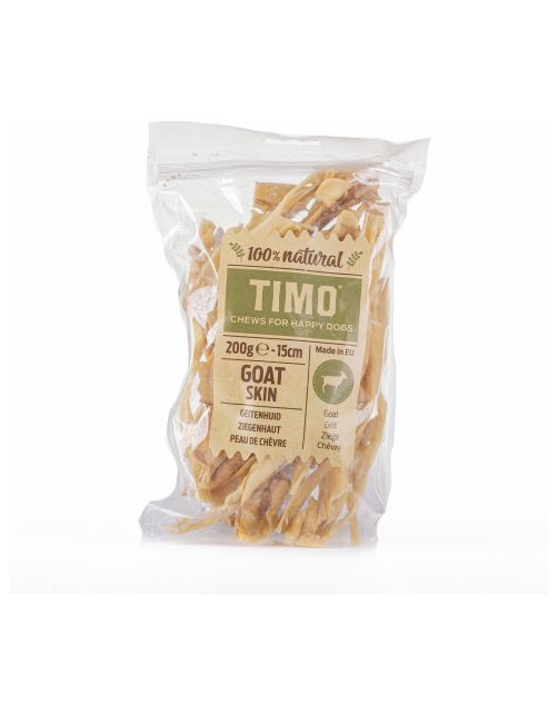 Timo Geitenhuid - Hondensnacks - Geit 15 cm 200 g