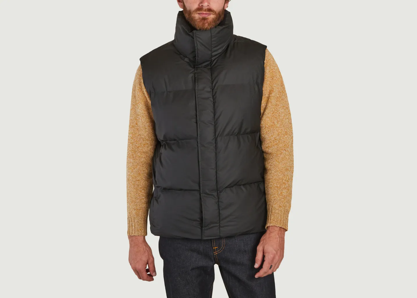Doudoune courte sans manche coupe boxy Rains